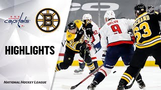 Capitals  Bruins 3521  NHL Highlights [upl. by Ennaerb]