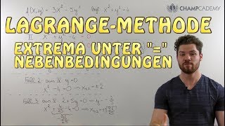 LagrangeMethode Einfach Erklärt  Beispiel [upl. by Etsyrk]