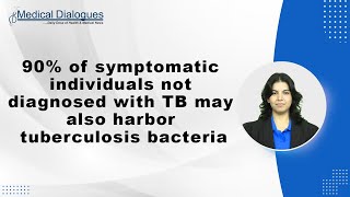 90 of symptomatic individuals not diagnosed with TB may also harbor tuberculosis bacteria [upl. by Lednem]