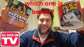 FLEX TAPE vs Gorilla Tape which one is better 9 [upl. by Sydelle690]