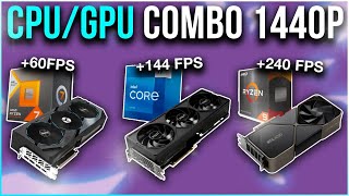 The Best 👑 CPU amp GPU Combos for 1440p Gaming PC Builds in 2024 [upl. by Eylloh]