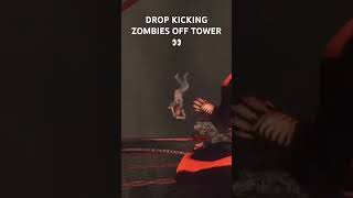 Dying Light  Drop Kicking Zombies Off Tower [upl. by Edwine]