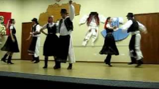 Slovak Folk Ensemble Zobor In Chicago quotTancujte Mysiquot [upl. by Ylirama921]