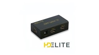 HDElite® HDMI Splitter 1 auf 2 fach  Generation III Unboxing [upl. by Ernaldus157]