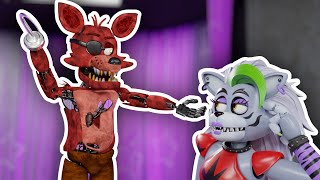 Roxy Meets Foxy  FNAF Security Breach Animation [upl. by Jadd]