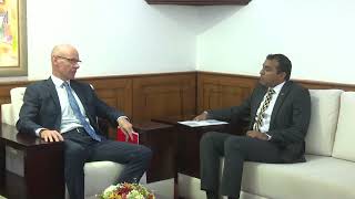 Australian envoy meets SL State Defence Minister [upl. by Wasserman356]