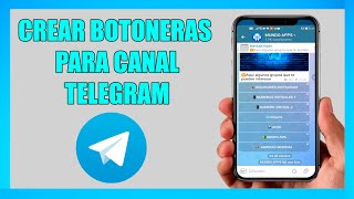 Crear botonera para Canal Telegram 2024 [upl. by Watters]