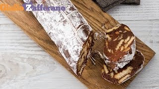 Salame di cioccolato  Ricetta in 1 minuto [upl. by Marybella729]