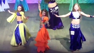 Belly Dance GOLD FINAL Solo Juvenals 2 Beginners ☀ Ukrainian Oryantal Dans Championship ☀ Set 4 [upl. by Kiel]