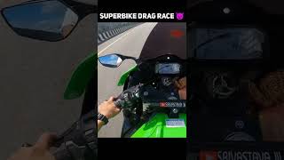 Kawasaki Ninja ZX10R VS Suzuki Hayabusa Top Speed 🔥 [upl. by Ahsieka]