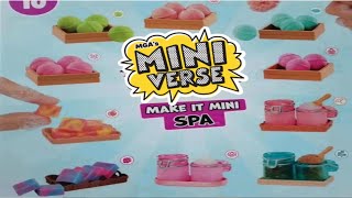 NEW Miniverse Make it Mini Spa THIS IS SO EXCITING [upl. by Netfa]