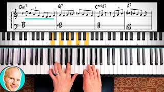 Jazz Piano in 20 Minutes Beginner Lesson [upl. by Emalia]