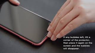 JETech Full Coverage Screen Protector Installation for iPhone [upl. by Ainsworth]