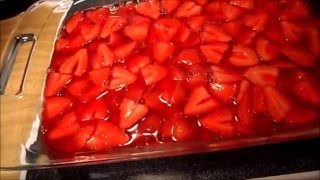 STRAWBERRY PRETZEL SALAD RECIPE 22016 [upl. by Meece]