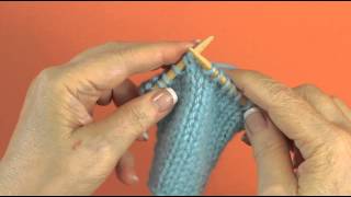 Left Twist Stockinette Stitch [upl. by Giarla]