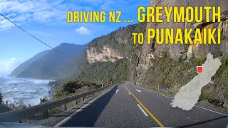 Driving Greymouth to Punakaiki New Zealand West Coast [upl. by Asiar]