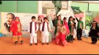 Aey QuaideAzam Tera Ehsan hai Ehsan  National song  Tablo on 14th august  The Haider Schools [upl. by Oilime]