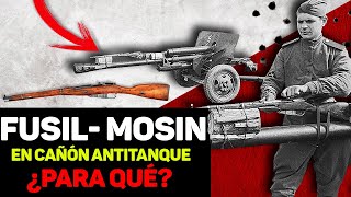 FusilMosin en el cañón antitanque ¿Para qué [upl. by Noryb]