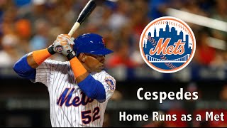 All Home Runs by Yoenis Cespedes as a Met 2015 [upl. by Akirahc]