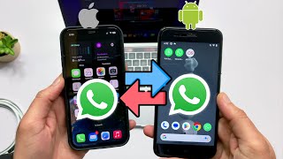 How to Transfer WhatsApp Chats from Android to iPhone without Factory Reset 2023 [upl. by Ayle]