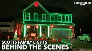 Behind the Scenes  Scotts Family Light Show [upl. by Enehpets217]