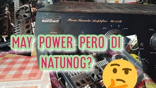 konzert amplifier may power pero walang sound [upl. by Natsirhc]