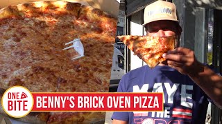 Barstool Pizza Review  Bennys Brick Oven Pizza Brooklyn NY [upl. by Judi141]