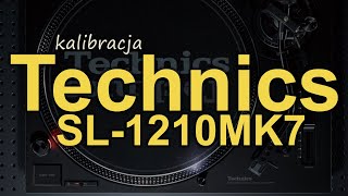 Technics SL1210MK7 kalibracja Reduktor Szumu 265 [upl. by Evelyn]