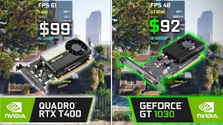 T400 vs GT 1030  Test in 7 Games [upl. by Slotnick864]