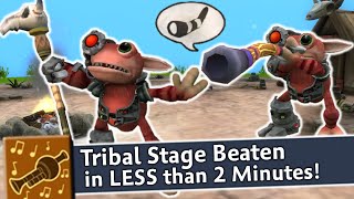 Beating Tribal Stage in LESS than 2 Minutes No Mods [upl. by Ahsinroc749]