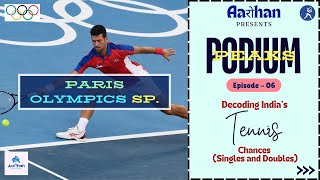 Podium Peaks Ep 5  Lawn Tennis  Schedule  Squad  Where to Watch  olympics  paris  sports [upl. by Olympias332]