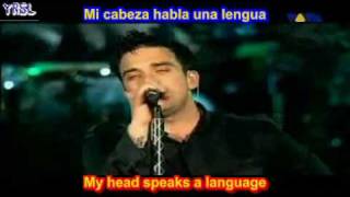 Robbie Williams  Feel  SUBTITULADO EN ESPAÑOL amp INGLES LYRICS SUB LETRAS [upl. by Annyahs]