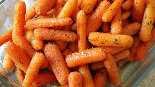 Maple Brown Sugar Baked Carrots  Easy Side Dish [upl. by Gunn99]