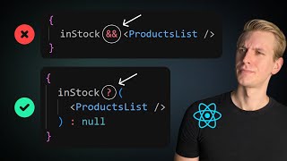 Stop Conditional Rendering in React Without Knowing This ampamp vs Ternary Operator [upl. by Bautram]