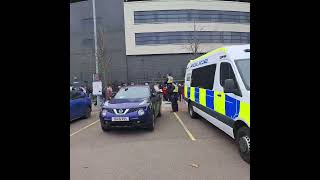 Police presence for MK Vs Accrington amp MK Vs AFC Wimbledon  comparison mkdons afcwimbledon [upl. by Sicular389]