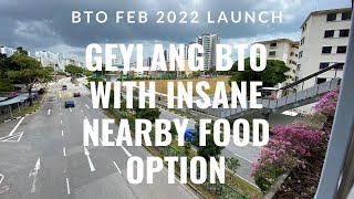 Geylang BTO Feb 2022 Launch  Dakota Crest Onsite Review [upl. by Anihsak]