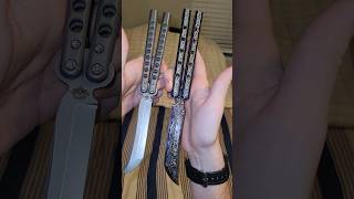 Atropos Demon Vs Laminated Demon Balisong balisong butterflyknife [upl. by Cunningham]