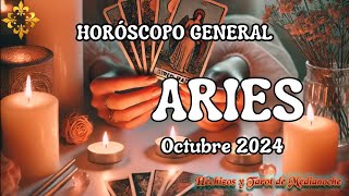 ARIES♈️✨NUEVOS Inicios LOGROS y MEJORAS ⚡HORÓSCOPO OCTUBRE 2024🍀🎁💖 Aries Tarot [upl. by Dnalyar]