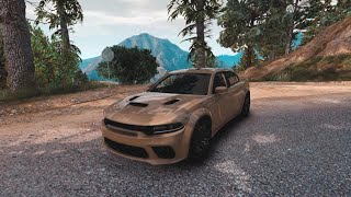 Dodge Charger SRT Hellcat Cruise Chill Driving in Sandy Shores  GTA 5 Gameplay [upl. by Kissiah373]