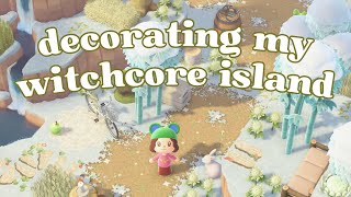 Let Decorate My Green Witchy Island ✿ animal crossing new horizons [upl. by Varrian577]