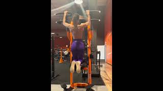 Assisted Pull ups backworkout gymworkout pullups coachingonline [upl. by Doris28]