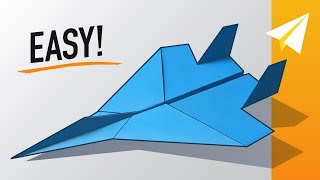 EASY F15 Paper Airplane How to make an Amazing Paper Jet Designed by Project Paper [upl. by Lesko92]