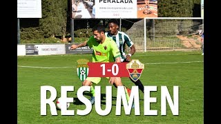 RESUMEN  Peralada 10 Elche CF  Jornada 23 Segunda B grupo 3 [upl. by Donni]