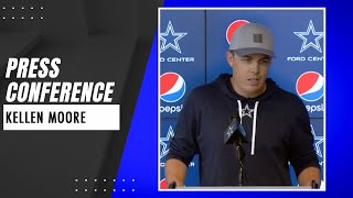 Kellen Moore Press Conference  Dallas Cowboys 2022 [upl. by Yelsgnik]