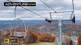 Fall Foliage Chairlift Ride  Catamount Mountain  Hillsdale NY [upl. by Nenney]