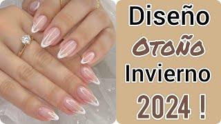 UÑAS DE OTOÑO INVIERNO 2024 🍂😱 TENDENCIAS NAILS AUTUMN WINTER [upl. by Reckford623]