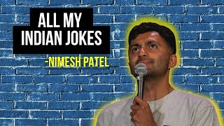 Indian Jokes Only  Nimesh Patel  Stand Up Comedy [upl. by Ennairac]