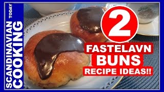 Fastelavnsboller Fastelavn buns for Fastelavn  Semlor buns  Lenten buns [upl. by Brote]