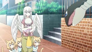 Kawaii Loli Neko Afraid of Snake 3  Centaur no Nayami Kawaii Scene [upl. by Nilrem526]