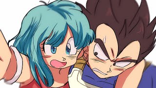 Vegeta X Bulma  Photo Of Love DBZ Comic Dub [upl. by Lipcombe916]